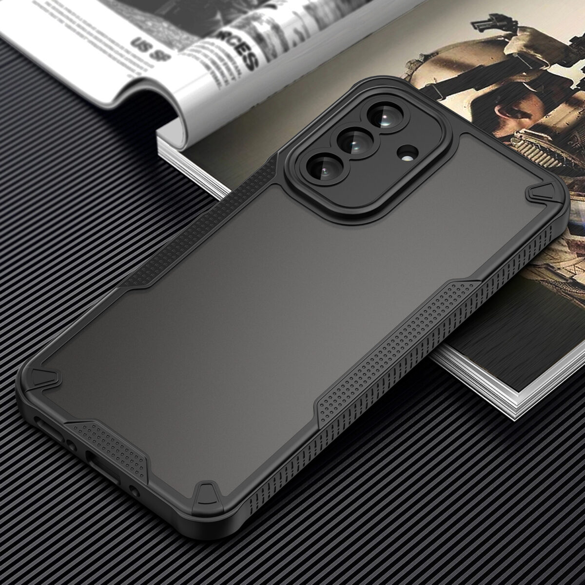 Defender Matt case for Samsung Galaxy A26 5G black - Image 6