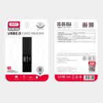 XO card reader 2 in 1 DK05A USB 2.0 black - Image 3