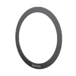 Baseus set of stickers HALO for the magnetic holder round black plates 2 pcs - Image 4