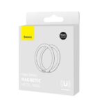 Baseus set of stickers HALO for the magnetic holder round black plates 2 pcs - Image 7
