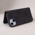 Smart Suede case for Samsung Galaxy S25 Ultra black - Image 9