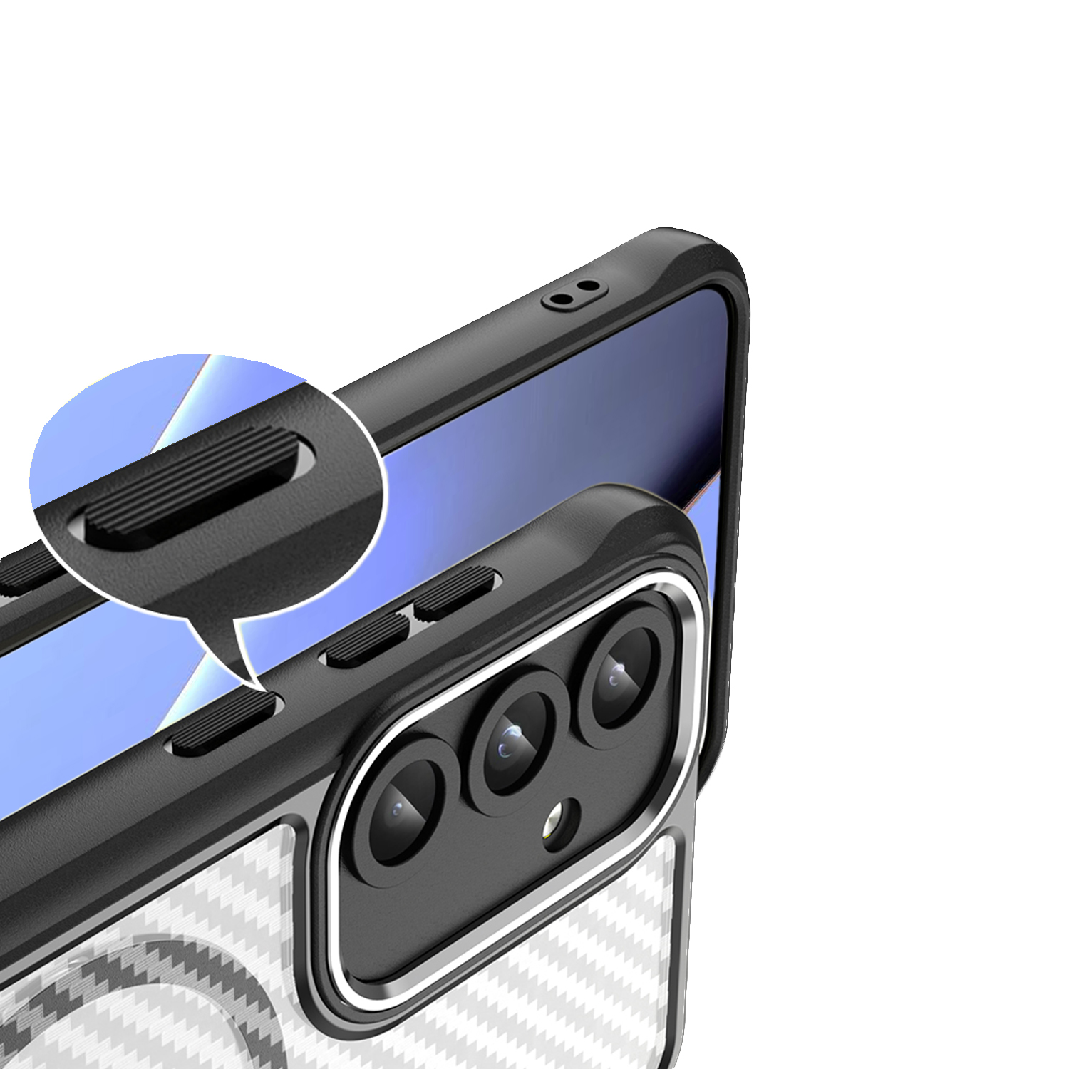 448908_oryg Defender Carbon Mag case for Samsung Galaxy S24 black - Image 4