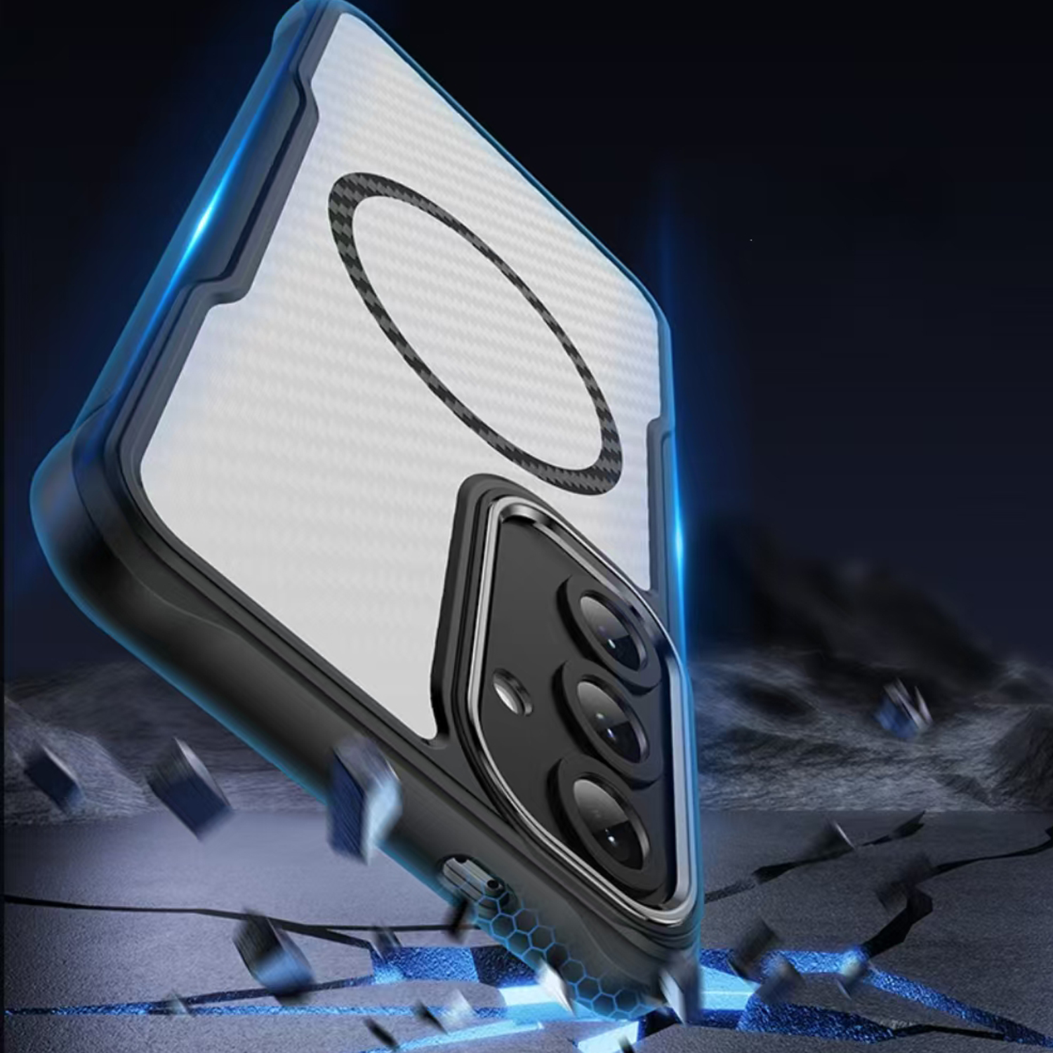 448911_oryg Defender Carbon Mag case for Samsung Galaxy S24 black - Image 7