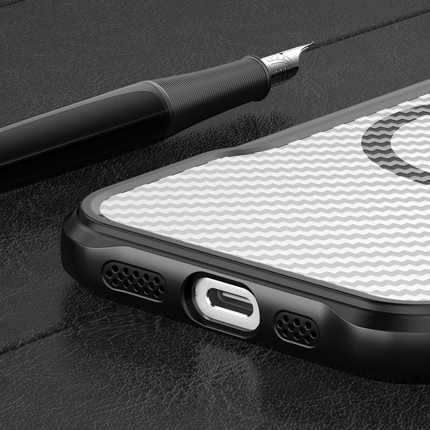 448912_oryg Defender Carbon Mag case for Samsung Galaxy S24 black - Image 8