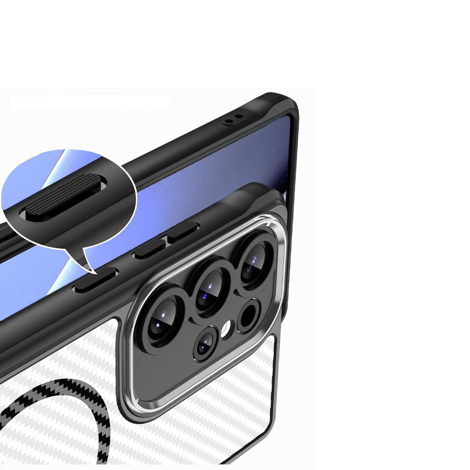 448916_oryg Defender Carbon Mag case for Samsung Galaxy S24 Ultra black - Image 4