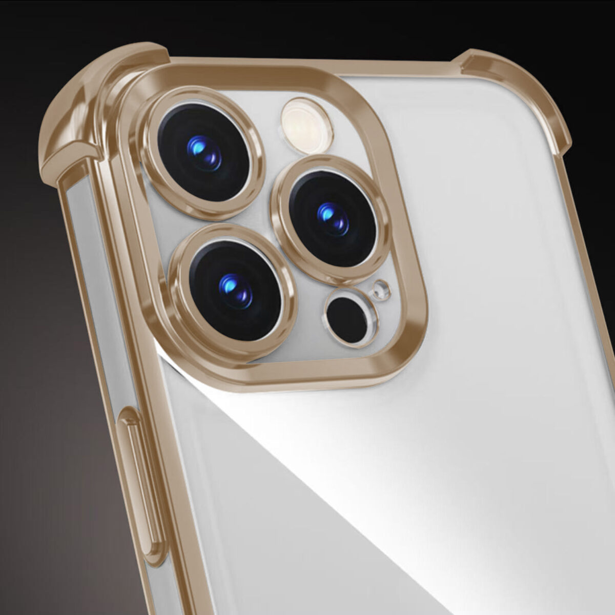Anti Shock Chrome case for iPhone 16 Pro 6,3 gold - Image 8