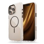 Clear Thin Mag case for iPhone 16 Pro 6,3 black