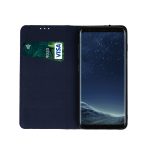 Genuine Leather Smart Pro for Samsung Galaxy S24 FE navy blue - Image 3