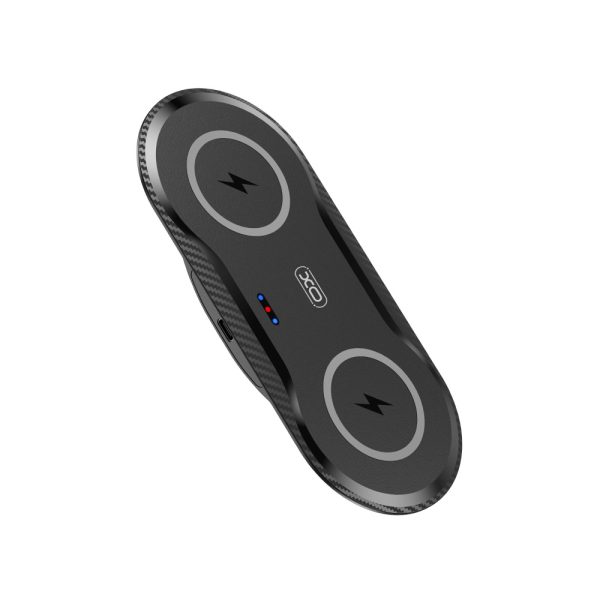 XO wireless inductive charger WX026 2in1 20W black