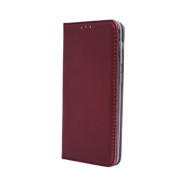 Smart Magnetic case for Xiaomi Redmi Note 14 5G (Global) burgundy