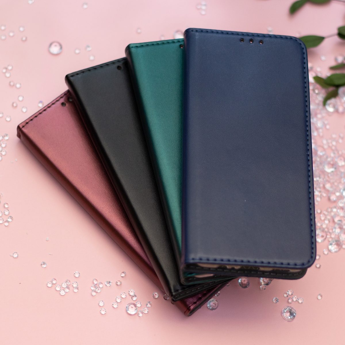 Smart Magnetic case for Xiaomi Redmi Note 14 5G (Global) burgundy - Image 14