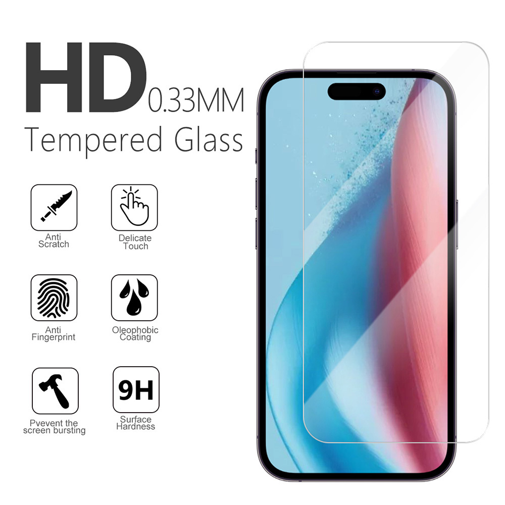 355350_oryg Tempered glass 2,5D Premium for iPhone 16 Pro / 17 / 17 Pro - Image 11