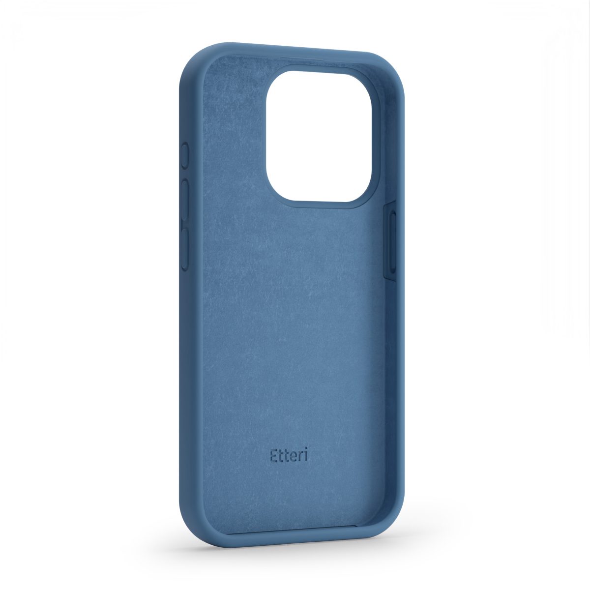 Etteri Silicone case for Samsung Galaxy S22 Ultra dark blue - Image 4