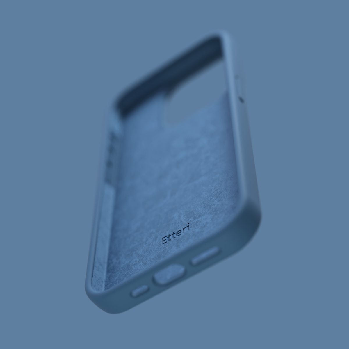 Etteri Silicone case for Samsung Galaxy S22 Ultra dark blue - Image 11