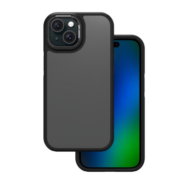 Crystal Black case for iPhone 15 6,1 black