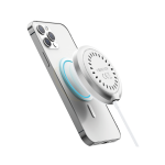 Forever MAWC-300 magnetic wireless charger Qi2 15W silver - Image 3