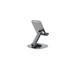 Devia folding holder stand EL243 for phone tablet rotating 360 gray metal - Image 3