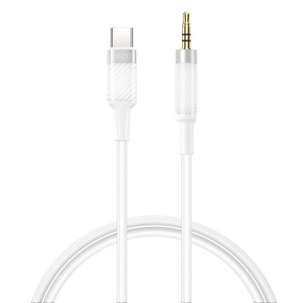 XO cable audio NB-R279B USB-C - jack 3,5mm 1,0m white
