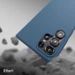 Etteri Silicone case for Samsung Galaxy S25 Ultra dark blue - Image 10