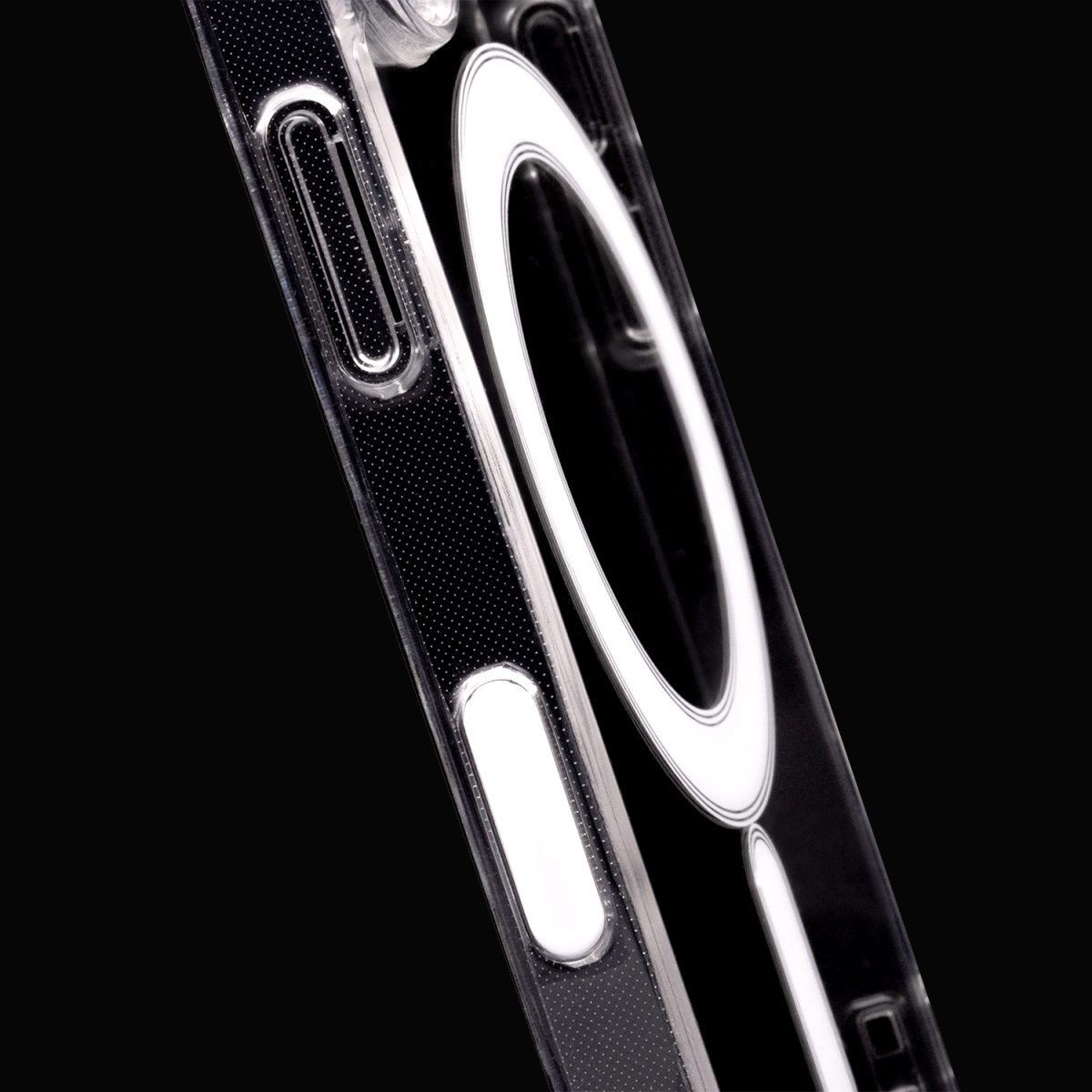 Anti Shock 1,5 mm Mag case for iPhone 16 Pro 6,3 transparent big hole + button - Image 8