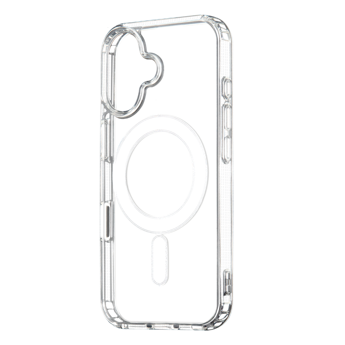 Anti Shock 1,5 mm Mag case for iPhone 16 Pro 6,3 transparent big hole + button - Image 5