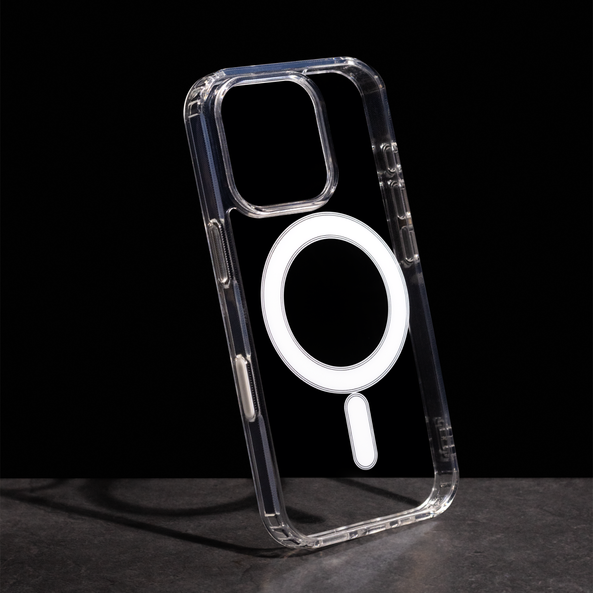 Anti Shock 1,5 mm Mag case for iPhone 16 Pro 6,3 transparent big hole + button - Image 6