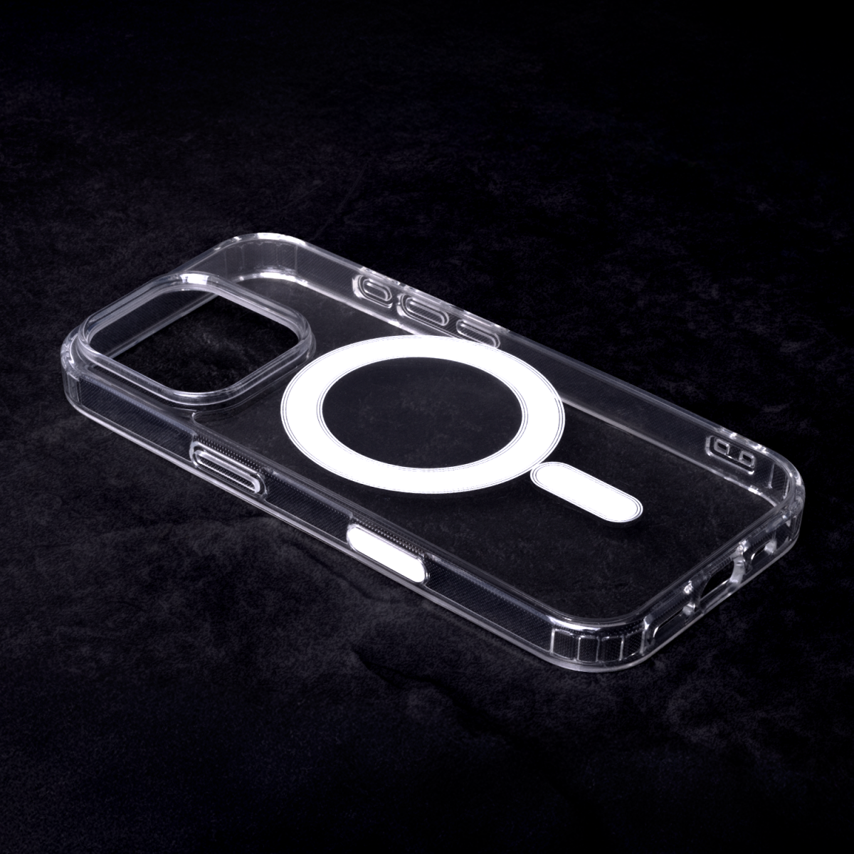 Anti Shock 1,5 mm Mag case for iPhone 16 Pro 6,3 transparent big hole + button - Image 7