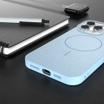 Glitter Thin Mag case for iPhone 16 Pro Max 6,9 blue - Image 6