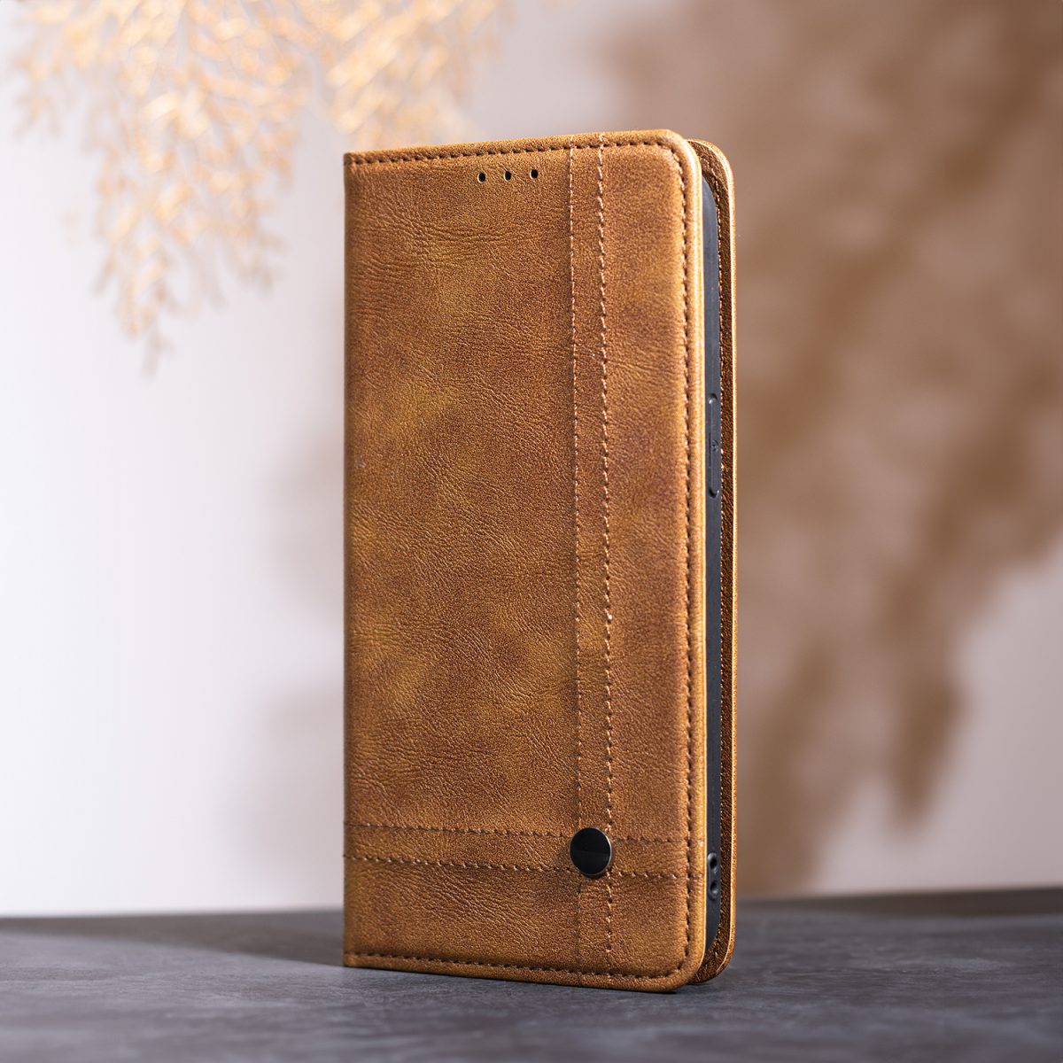 Smart Seam case for Xiaomi Redmi Note 14 Pro 5G (Global) brown - Image 5