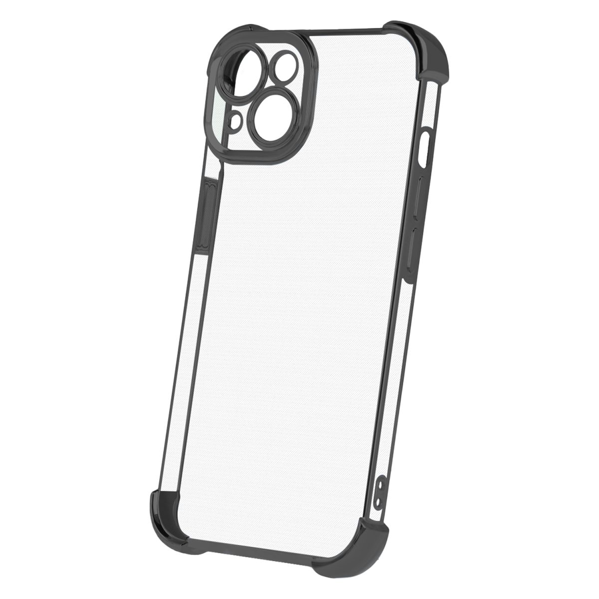Anti Shock Chrome case for Xiaomi Redmi Note 14 4G black - Image 3