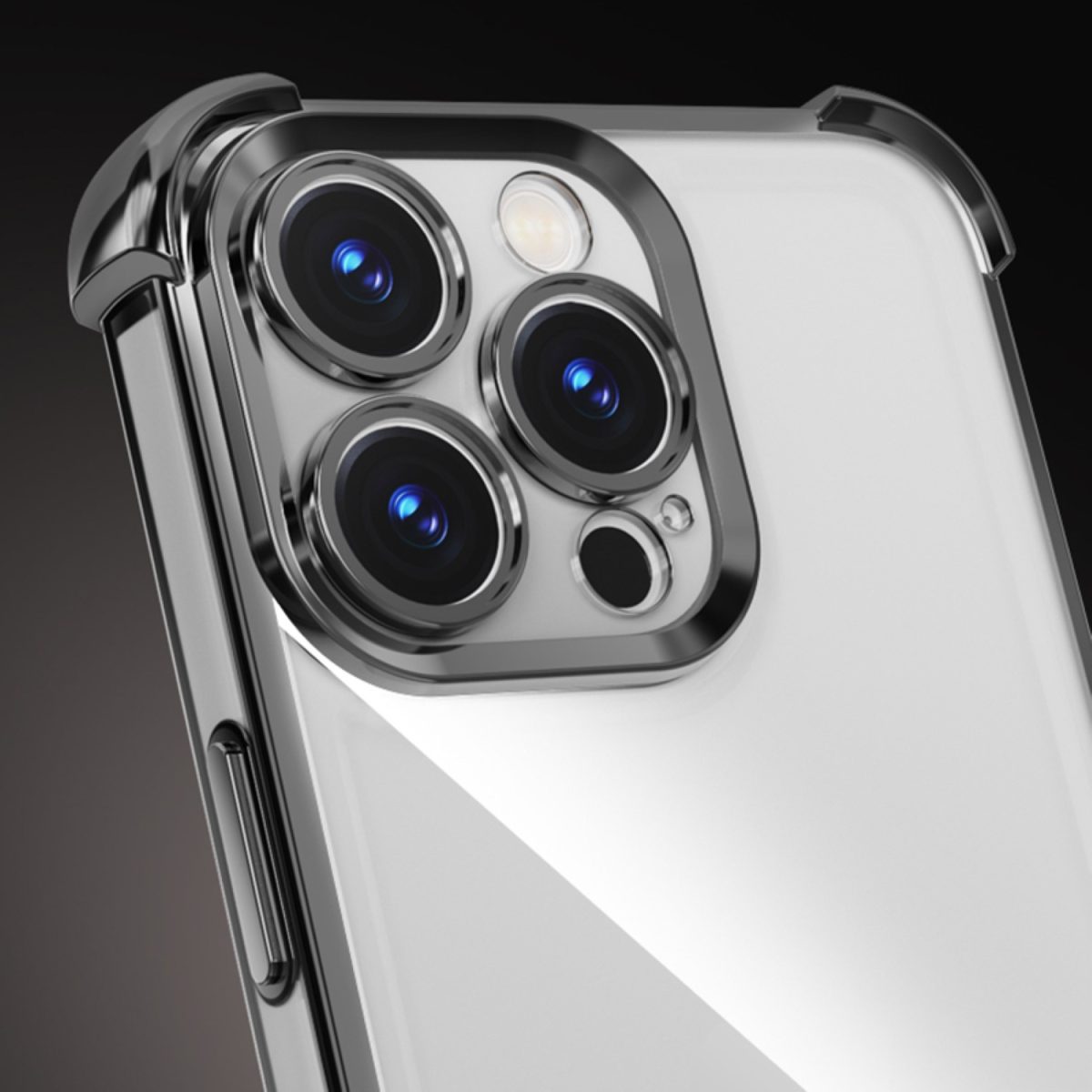 Anti Shock Chrome case for iPhone 16 Pro 6,3 black - Image 8