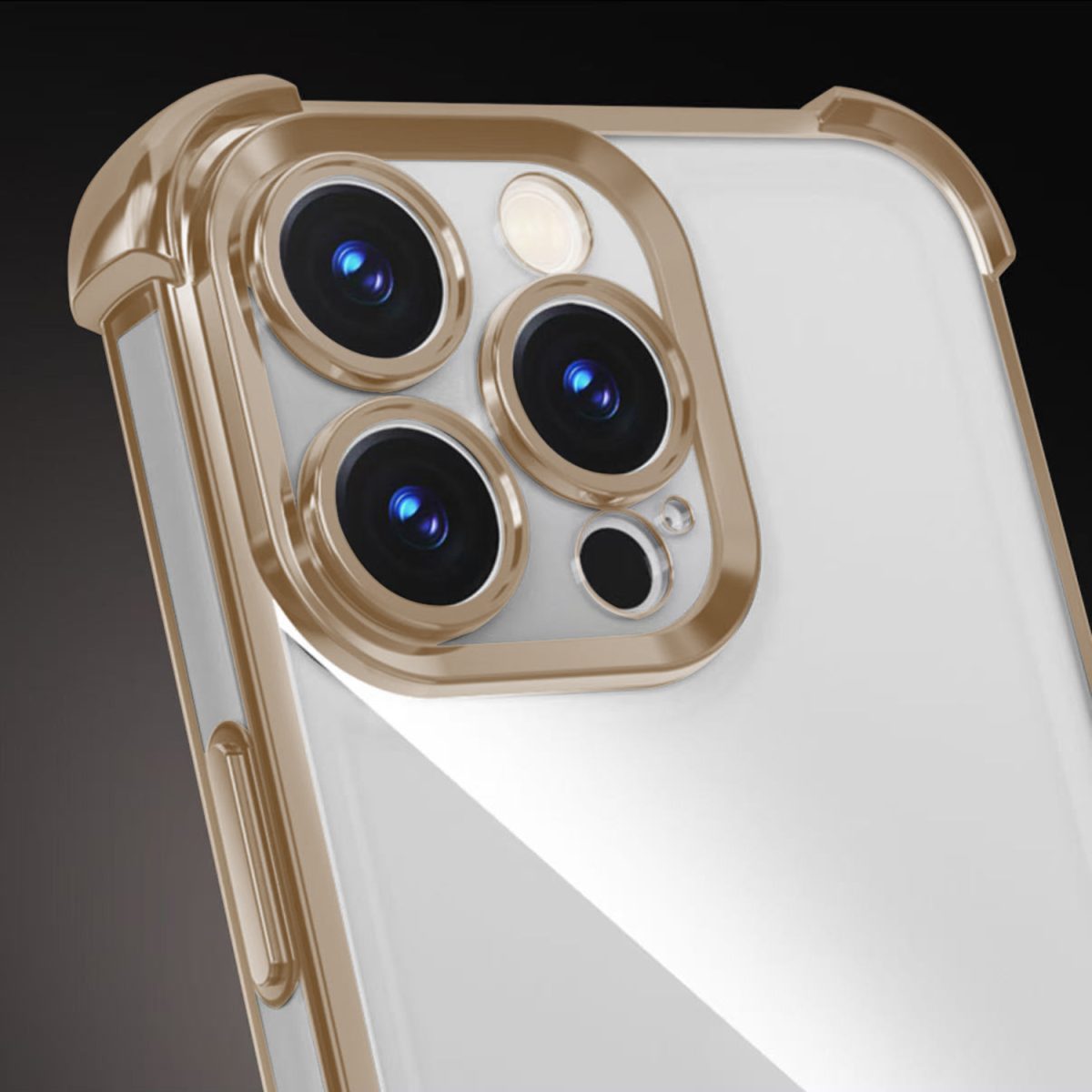 Anti Shock Chrome case for Samsung Galaxy A26 5G gold - Image 8