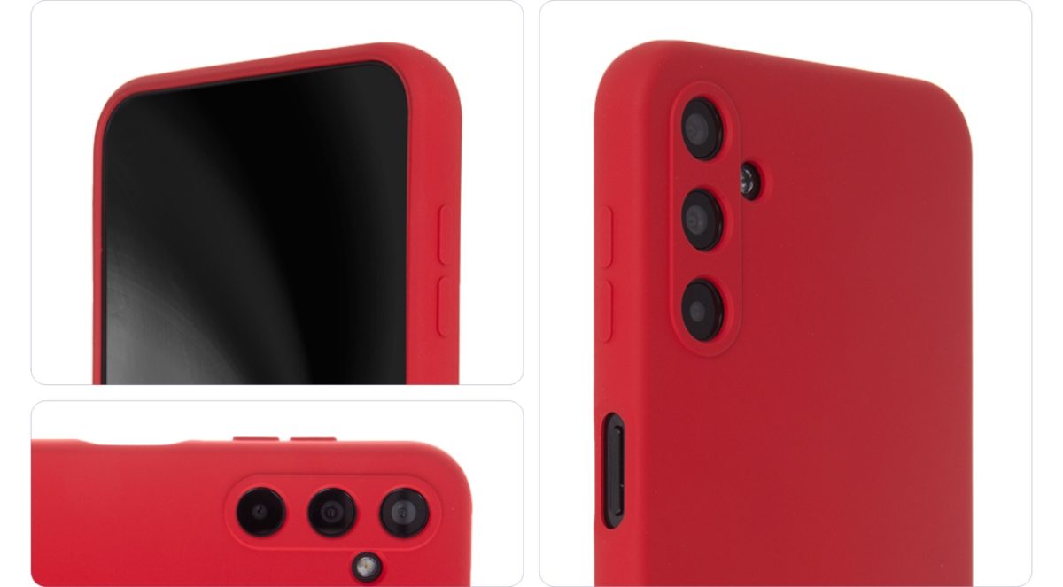 Silicon Soft Case for Samsung Galaxy S23 Ultra red - Image 4