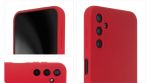 Silicon Soft Case for Samsung Galaxy S23 Ultra red - Image 4