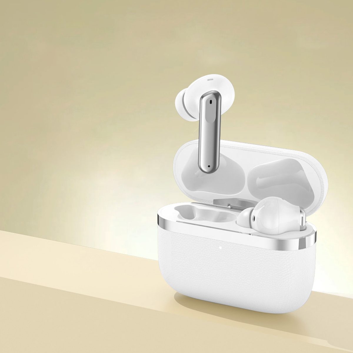 Devia Bluetooth earphones TWS Ultra1 white with ANC - Image 5