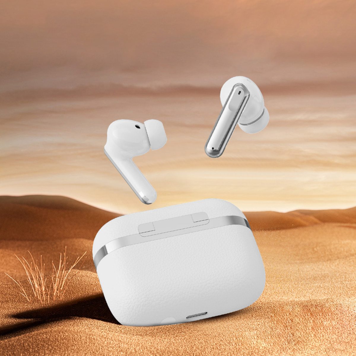 Devia Bluetooth earphones TWS Ultra1 white with ANC - Image 6