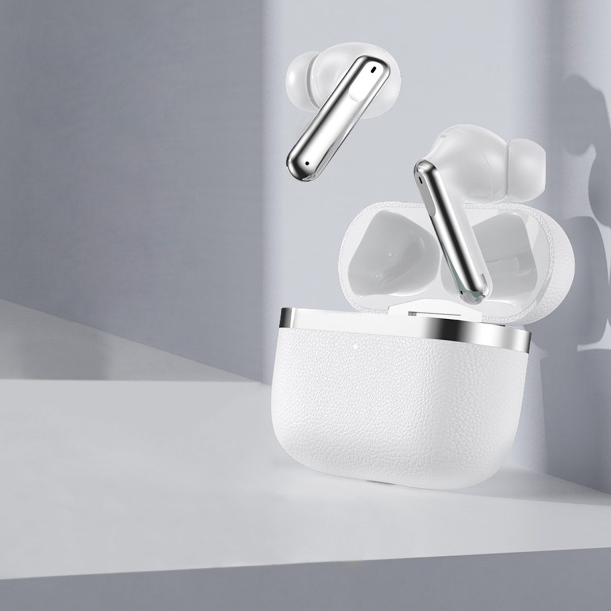 Devia Bluetooth earphones TWS Ultra1 white with ANC - Image 7