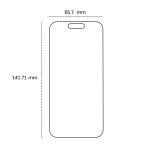 Tempered glass 2,5D for iPhone 15 Pro 6,1 - Image 3