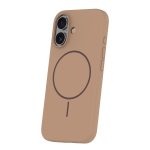 Silicone Thin Mag case for iPhone 16 6,1 brown - Image 3