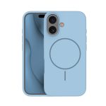 Silicone Thin Mag case for iPhone 16 6,1 light blue