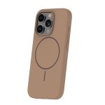 Silicone Thin Mag case for iPhone 16 Pro 6,3 brown - Image 3