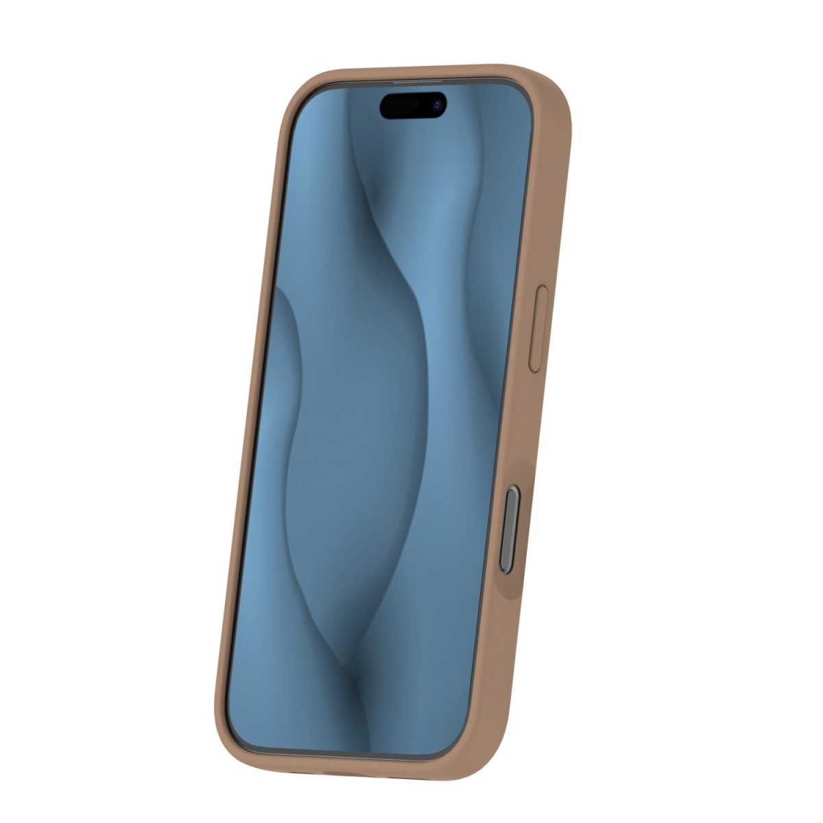 Silicone Thin Mag case for iPhone 16 Pro 6,3 brown - Image 4