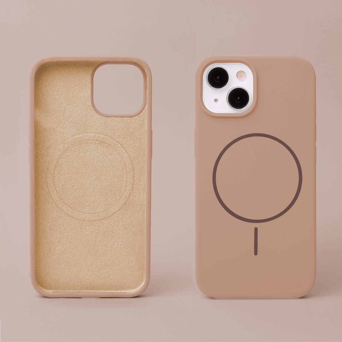 Silicone Thin Mag case for iPhone 16 Pro 6,3 brown - Image 5