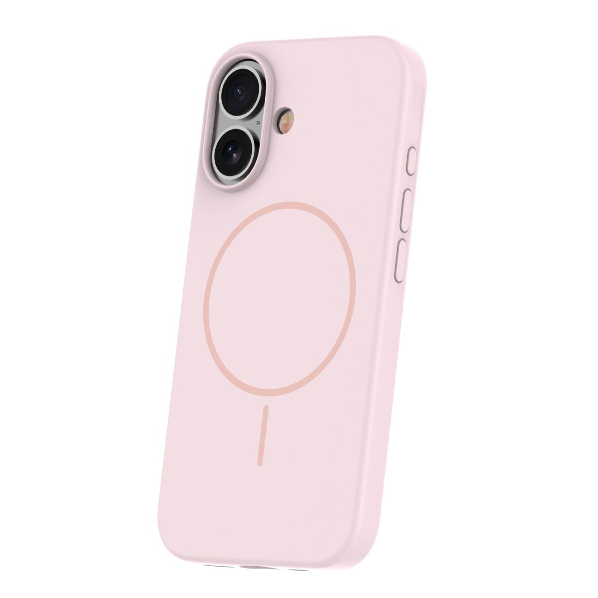 Silicone Thin Mag case for iPhone 16 Pro Max 6,9 light pink - Image 3