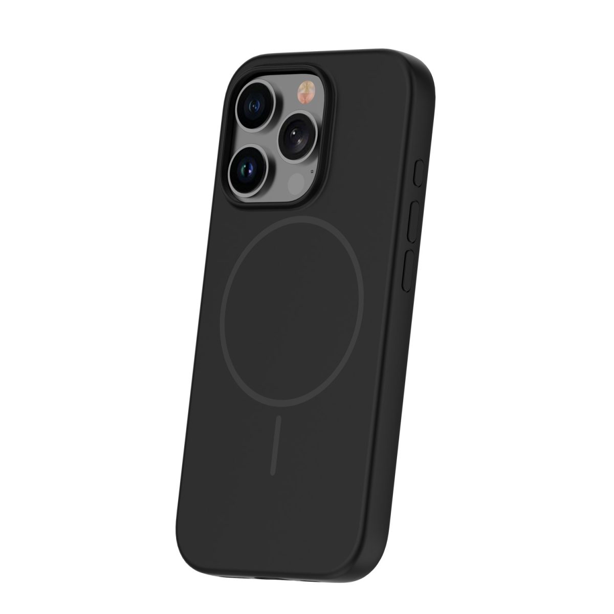 Silicone Thin Mag case for iPhone 13 6,1 black - Image 3