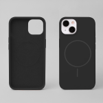 Silicone Thin Mag case for iPhone 13 6,1 black - Image 4