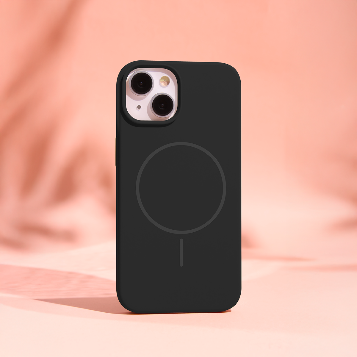 Silicone Thin Mag case for iPhone 13 6,1 black - Image 5