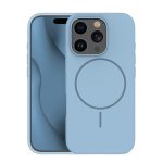 Silicone Thin Mag case for iPhone 12 / 12 Pro 6,1 light blue