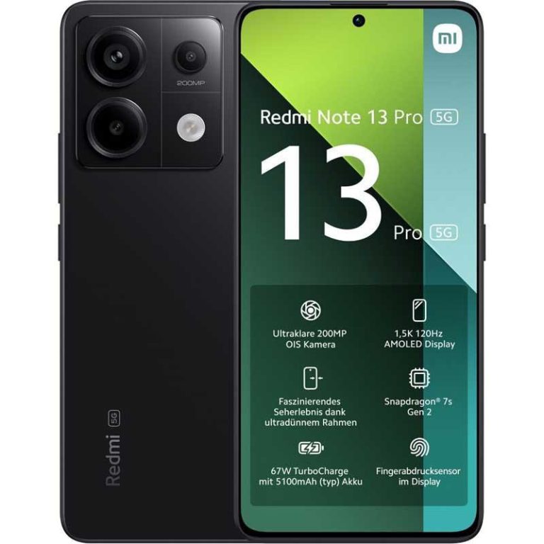 Xiaomi Redmi Note 13 Pro 5G 256GB Black