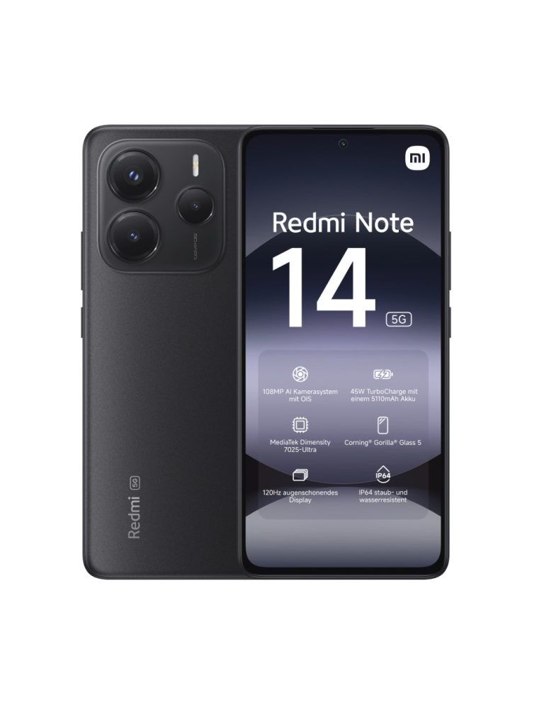 Xiaomi Redmi Note 14 | Midnight Black